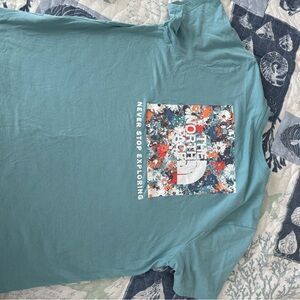 The North Face Blue Short Sleeve Tee